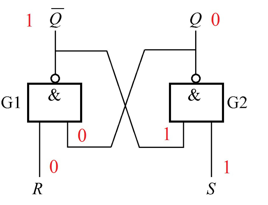 这个电路处在0状态，这个说法是否正确？ [图]...这个电路处在0状态，这个说法是否正确？ 