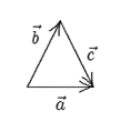 三矢量，，和 ，且 ,下列哪一个图正确表示三个矢量的关系？