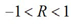 线性回归预测法中，相关系数R的取值范围为（）