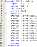 下列代码实现的功能为（） [图]A、状态译码器B、状态译码...下列代码实现的功能为（） A、状态译