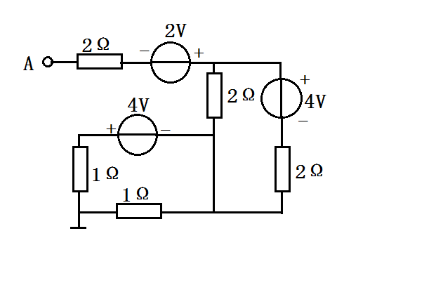 【单选题】图中所示电路中A点的电位VA为（）。 [图]A、2VB、...【单选题】图中所示电路中A点