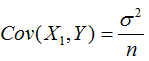 设随机变量(n ＞ 1)独立同分布，且它们的方差，令随机变量  则（）．