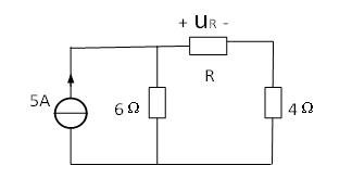 图示电路中，已知uR=18V，则电阻R= Ω [图]...图示电路中，已知uR=18V，则电阻R= 
