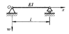【单选题】已知刚度为EI的简支梁的挠度方程为 ，据此推知的弯矩图有四种答案。试分析哪一种是正确的()