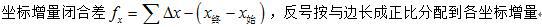 在导线坐标计算中，以下错误的是（）。