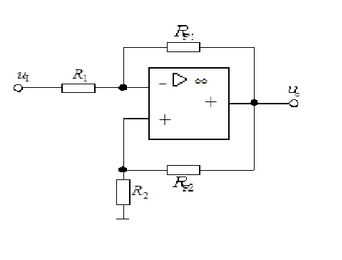 运算放大器电路如图所示，和均为反馈电阻，其反馈类型为 () 。 