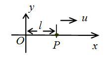 如图所示，一平面简谐波沿x轴正方向传播， 已知 P点（）的振动方程为：， 则该平面简谐波的表达式为：