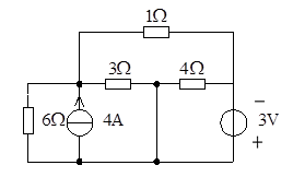 求图示电路中电流源的功率P。 [图]...求图示电路中电流源的功率P。 