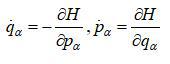 下面那个是哈密顿正则方程的正确形式？