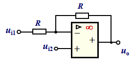【填空题】3、电路如图所示。uo=（)ui1+（)ui2， [图]...【填空题】3、电路如图所示。