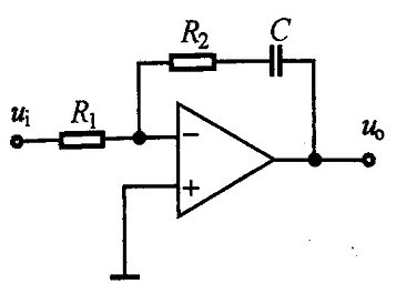试求下图所示运算放大器电路的传递函数。 [图]...试求下图所示运算放大器电路的传递函数。 