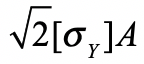 一正方形构架各杆的材料相同（如图所示），其横截面面积均为A，许应力压力为[σt]=0.8[σY]，该