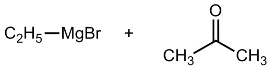 下列试剂的组合中,不能于制备2-甲基-2-丁醇的是[ ].