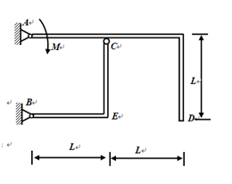 A、大小为M/L，方向水平向右；B、大小为M/L，方向水平向左；C、大小为M/L，方向与BC平行，指