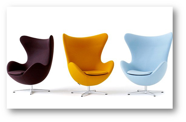 下图中雅各布森的设计的椅子称为（）。 