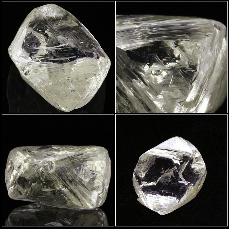 从以下几张原石图片中选出一种宝石原石：钻石、海蓝宝石...从以下几张原石图片中选出一种宝石原石：钻石