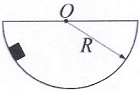 如图所示，物体沿着固定光滑圆形轨道下滑，则在下滑过程中，下面说法中错误的是 