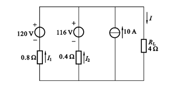 【单选题】电路如图所示，若用支路电流法解题，下列描述不正确的是（）。 A、可列出1个独立的结点电流方