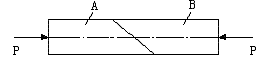 下图中AB两物体光滑接触，受力P作用，则AB两物体满足二力平衡条件而保持静止。 