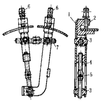图示螺栓拉紧器，在筒节组装中可以调节（）技术要求。