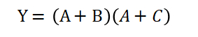下面逻辑函数式表示同样功能的是（）