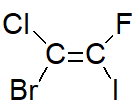 化合物[图]系统命名为（）。A、（Z）-1-溴－1－氯－2-氟－2－碘乙...化合物系统命名为（）。