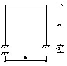 图示刚架，各杆EI相同且为常数，其弯矩图的大致形状是（）。 