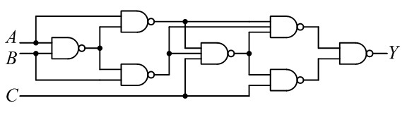试分析下图所示电路的逻辑功能，其输出逻辑函数表达式为 ，电路的逻辑功能是 。 