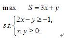 下面的数学模型，属于线性规划模型的为（）.