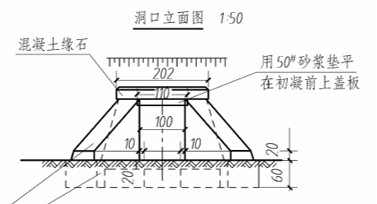如图所示涵洞洞口为什么型式？