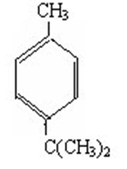 下列化合物用高锰酸钾氧化生成一元芳香酸的是：（）