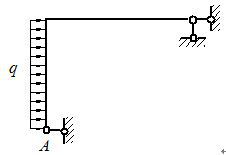 图示刚架，EI=常数，各杆长为l，A截面的转角为： 
