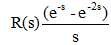 【单选题】某一因果线性时不变系统，其初始状态为零，当输入信号为u（t)时，其输出r（t)的拉氏变换为