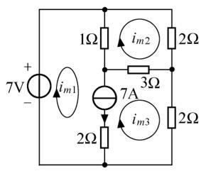 电路如图所示，设含7A电流源支路的端电压为[图]（且其电...电路如图所示，设含7A电流源支路的端电