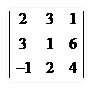 设三阶行列式[图]，角子式[图]= （) A.9;B.1;C.7;D.6A、...设三阶行列式，角子