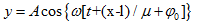 如图所示一平面简谐波沿x轴正向传播，已知P点的振动方程为        ，则波动方程为（）     