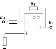 如图所示的电路，RF所引的反馈类型是电 、 联、 （极性）反馈。 