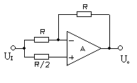 设图示电路中的运算放大器A均为理想运放，且工作于线性状态，试写出电路输出与输入之间的关系式 。 