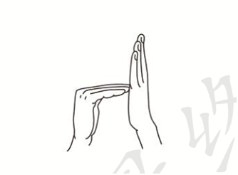 这个图片显示的手语意思是“椅子”[图]...这个图片显示的手语意思是“椅子”