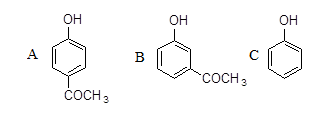 下列化合物酸性最强的是 （填A、B或C） [图]...下列化合物酸性最强的是 （填A、B或C） 
