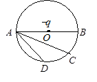 点电荷-q位于圆心O处，A、B、C、D为同一圆周上的四点，如图所示．现将一试验电荷从A点分别沿不同直
