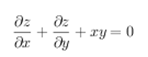 下列微分方程哪个是线性方程（组)（）。