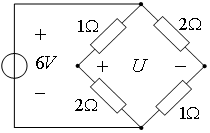 如图所示的电压U是()V. 