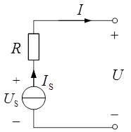 如图所示电路，若端口上的外电路不变，仅电阻R变化，将会引起（） 