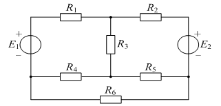 如图所示，用网孔电流法列写的方程个数为（） 