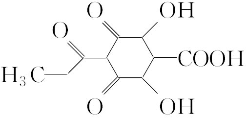 一种植物生长调节剂的分子结构如图所示。下列说法不正确的是 