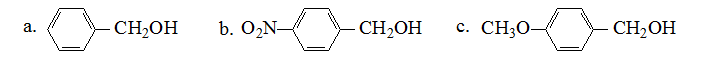 【单选题】下列醇与HBr进行SN1反应的速度次序是() 