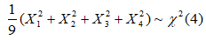 设总体X~N（0,9），，，，是来自总体X的样本，下列判断正确的是