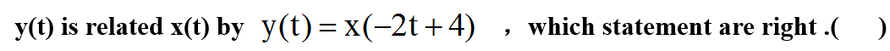[图]A、Compared to x（t), y（t) is advancedB、Compared.