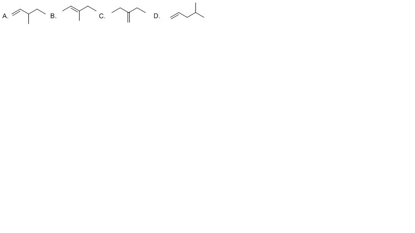 化合物X、Y和Z，分子式均为C6H12，三者都可使高锰酸钾溶液褪色，将X、Y、Z催化氢化都转化为3-